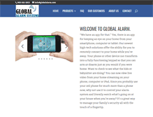 Tablet Screenshot of globalalarm.com